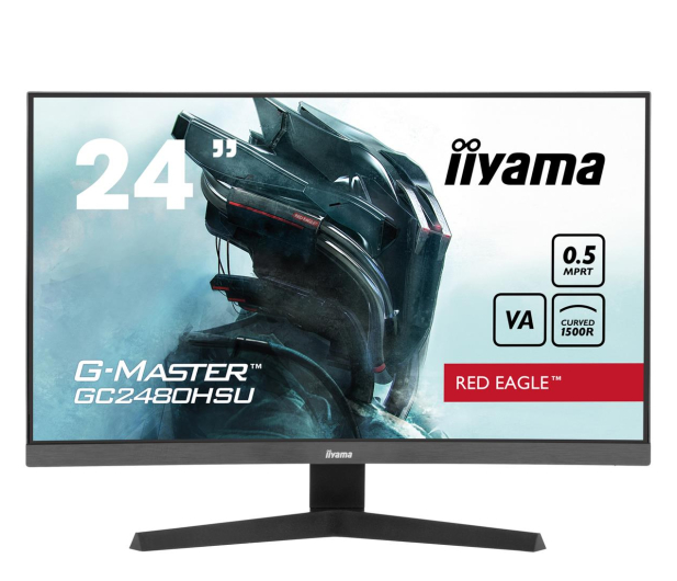 IIYAMA G-Master GC2480HSU-B1 Red Eagle Curved - 1311967 - zdjęcie 2